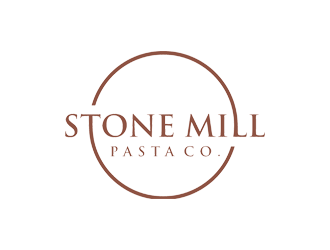 Stone Mill Pasta Co.  logo design by Rizqy