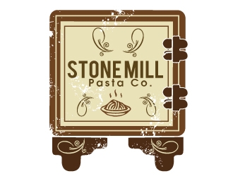 Stone Mill Pasta Co.  logo design by AamirKhan