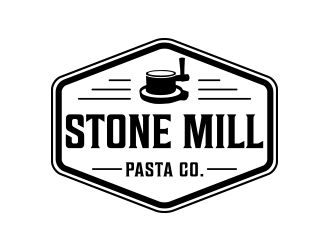 Stone Mill Pasta Co.  logo design by keylogo