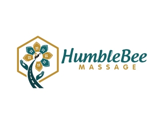 HumbleBee Massage logo design by jaize