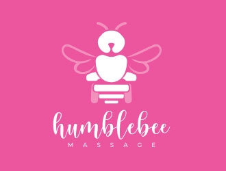 HumbleBee Massage logo design by sanworks