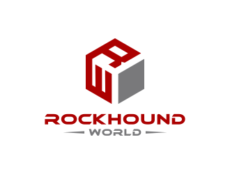 rockhound world logo design by BlessedArt