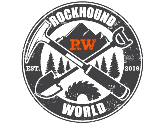 rockhound world logo design by Suvendu