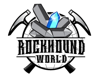 rockhound world logo design by Suvendu