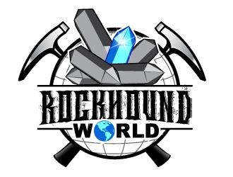 rockhound world logo design by Suvendu
