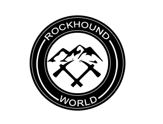 rockhound world logo design by bougalla005