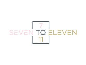 Seven to Eleven logo design by ammad
