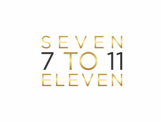 Seven to Eleven logo design by ammad