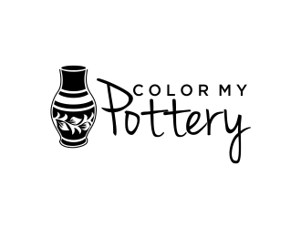 Color My Pottery logo design by oke2angconcept