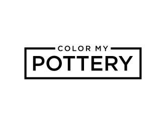 Color My Pottery logo design by p0peye