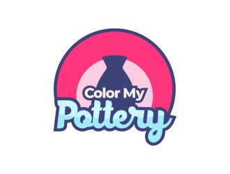 Color My Pottery logo design by ekitessar