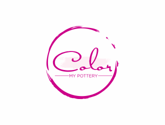 Color My Pottery logo design by luckyprasetyo