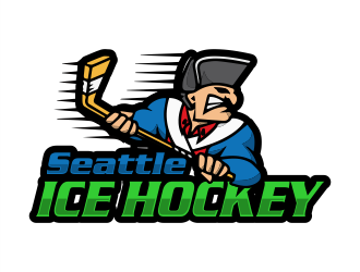 Seattle Ice Hockey logo design by Gwerth