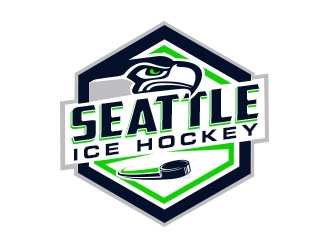 Seattle Ice Hockey logo design by Benok