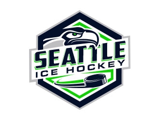 Seattle Ice Hockey logo design by Benok