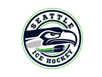 Seattle Ice Hockey logo design by Benok