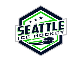 Seattle Ice Hockey logo design by Benok