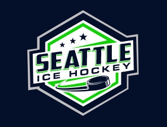 Seattle Ice Hockey logo design by Benok
