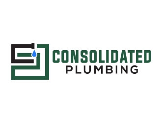 CONSOLIDATED PLUMBING logo design by MonkDesign