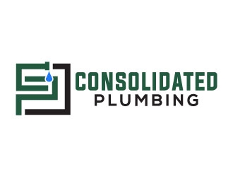 CONSOLIDATED PLUMBING logo design by MonkDesign