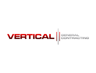 Vertical General Contracting logo design by p0peye