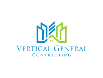 Vertical General Contracting logo design by logitec