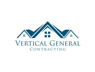 Vertical General Contracting logo design by logitec