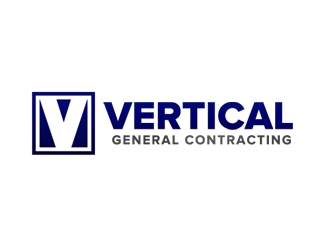 Vertical General Contracting logo design by nikkl