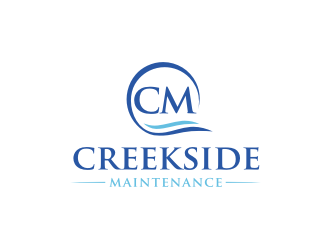 Creekside Maintenance logo design by Barkah
