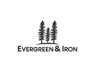 Evergreen & Iron logo design by aryamaity