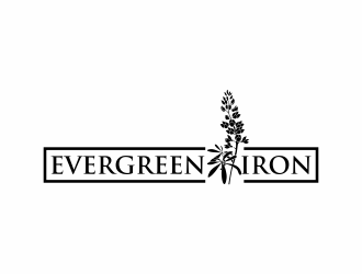 Evergreen & Iron logo design by luckyprasetyo