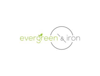 Evergreen & Iron logo design by checx