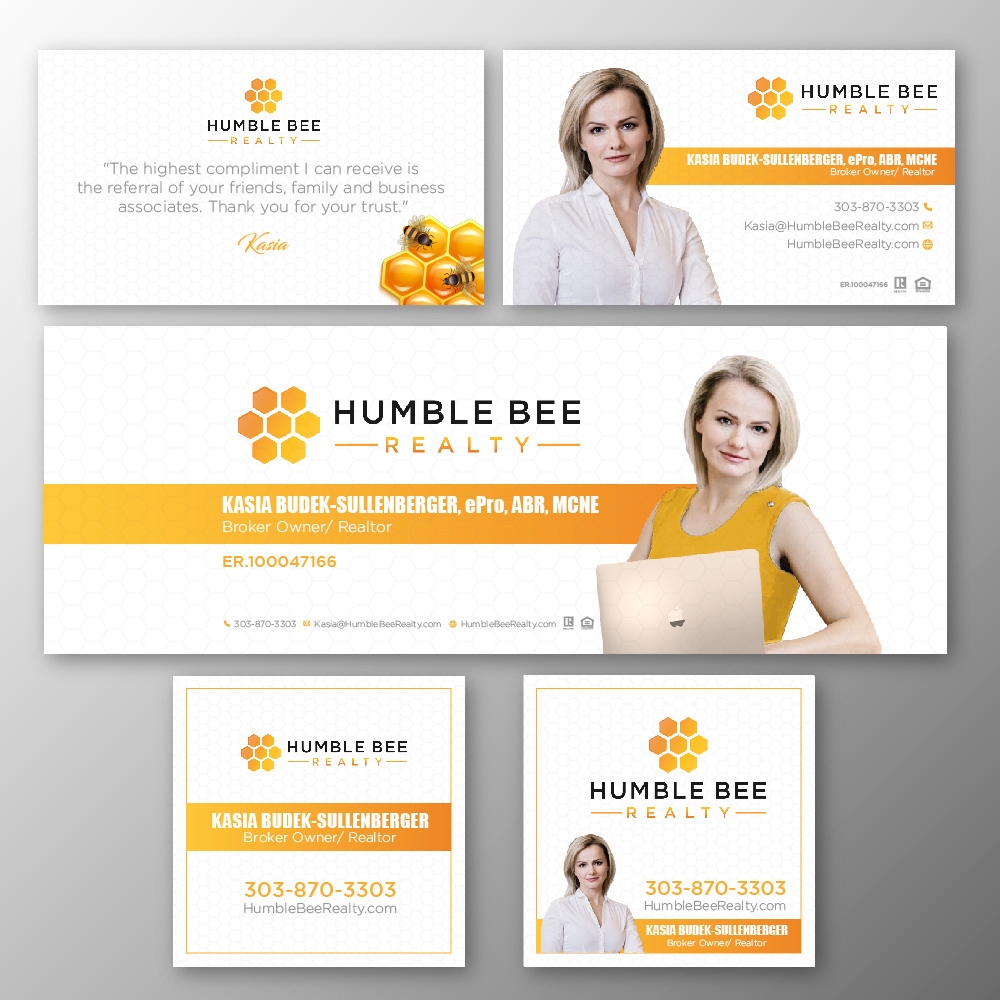 Humble Bee Realty logo design by jhon01