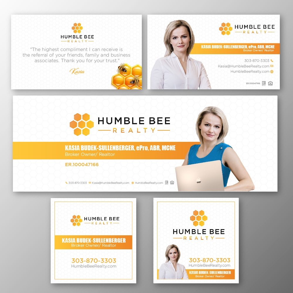 Humble Bee Realty logo design by jhon01