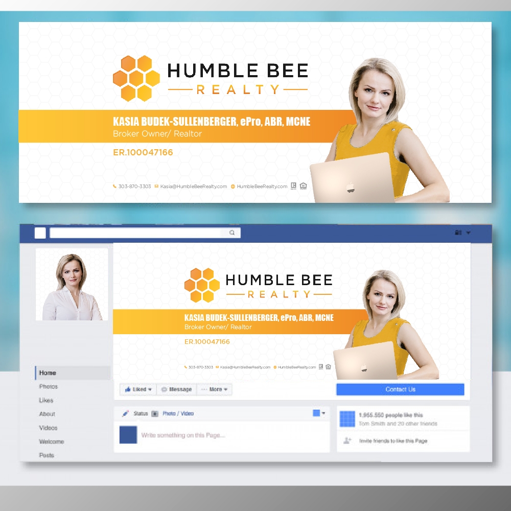 Humble Bee Realty logo design by jhon01