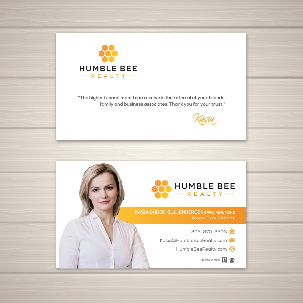 Humble Bee Realty logo design by labo