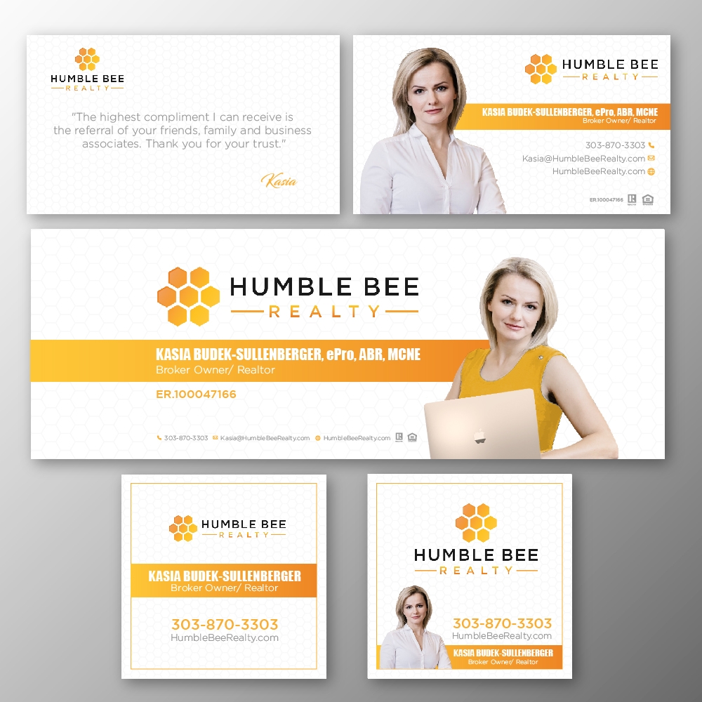 Humble Bee Realty logo design by jhon01