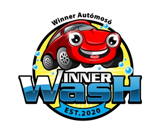 Winner Car Wash logo design by DreamLogoDesign