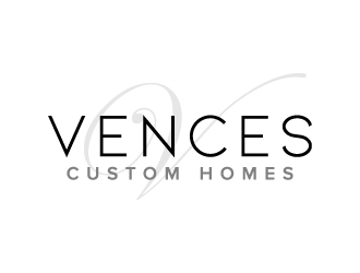 Vences Custom Homes logo design by jaize