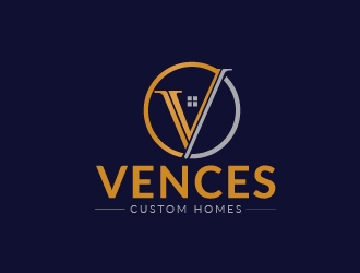 Vences Custom Homes logo design by art-design