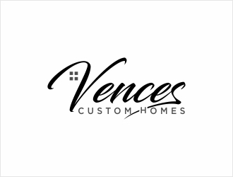Vences Custom Homes logo design by Shabbir