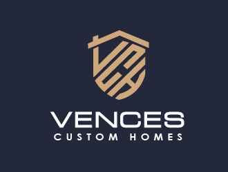 Vences Custom Homes logo design by THOR_