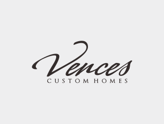 Vences Custom Homes logo design by Greenlight