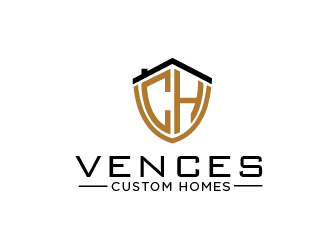 Vences Custom Homes logo design by THOR_