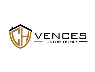 Vences Custom Homes logo design by THOR_
