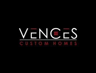 Vences Custom Homes logo design by giphone