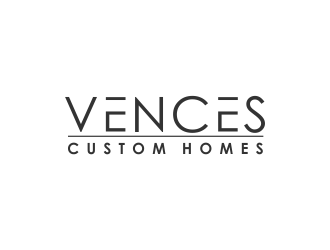 Vences Custom Homes logo design by giphone