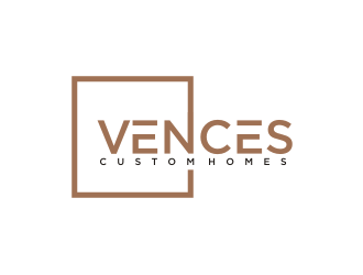 Vences Custom Homes logo design by Barkah