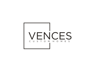 Vences Custom Homes logo design by Barkah