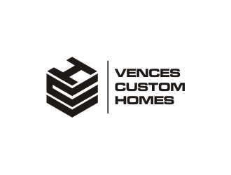 Vences Custom Homes logo design by Barkah